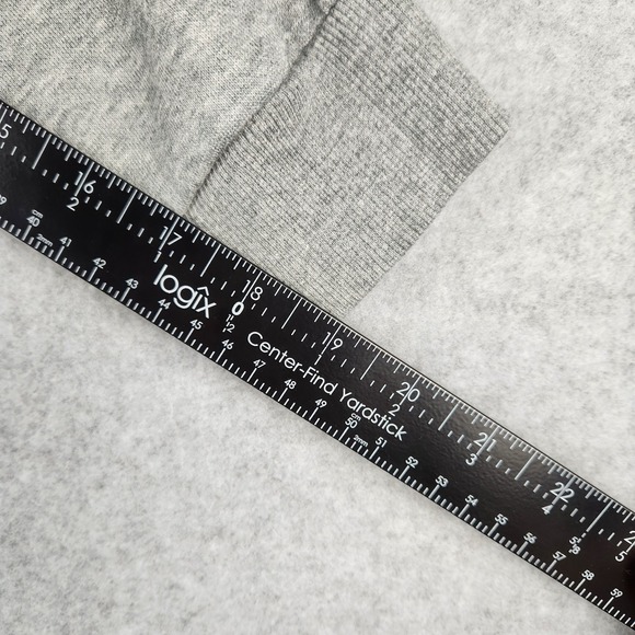 PUMA Men's Small Grey Black Logo Hoodie Pullover Sweatshirt Athletic Casual - Picture 7 of 9